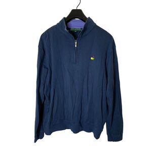 Masters Collection Golf 1/4 zip pullover navy men's size XL